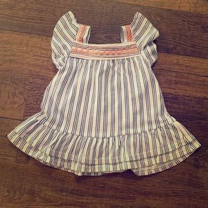 💕✨ Baby Girl Blue Stripe Summer Dress✨💕
